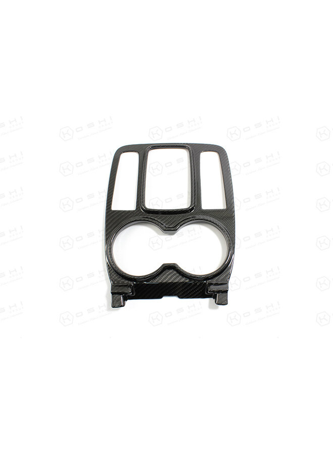 Placa frontal da consola central em fibra de carbono Maserati Granturismo