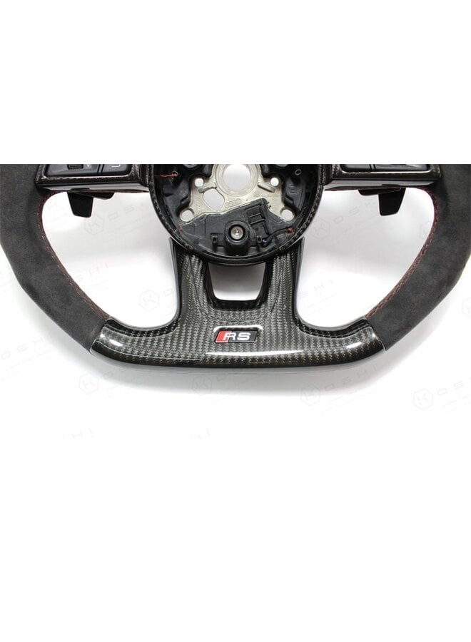 Audi RS3 / RS4 Carbon Fiber Stuur Onderste deel