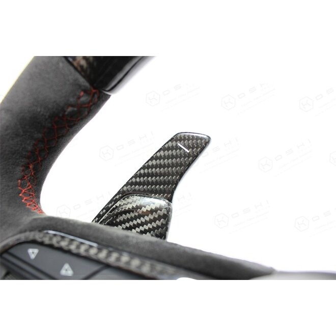 Audi RS3 / RS4 Carbon Fiber Steering Wheel Shift Paddles (2017-2018)