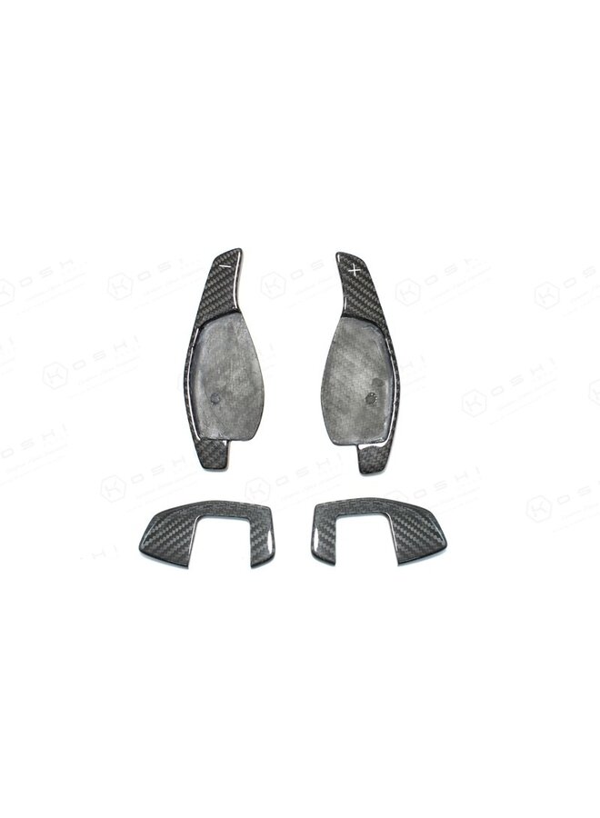 Pás de mudança de volante em fibra de carbono Audi RS3 / RS4 (2017-2018)