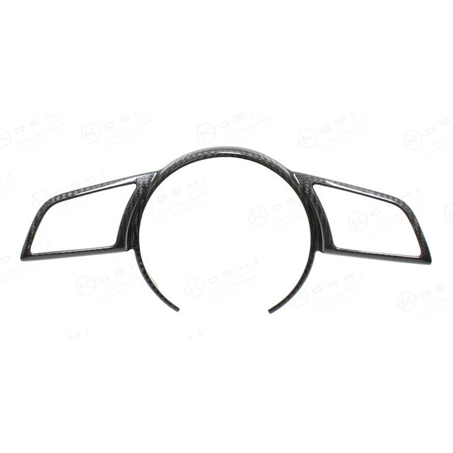 Audi RS3 / RS4 Carbon Fiber Steering Trim (2017-2018)