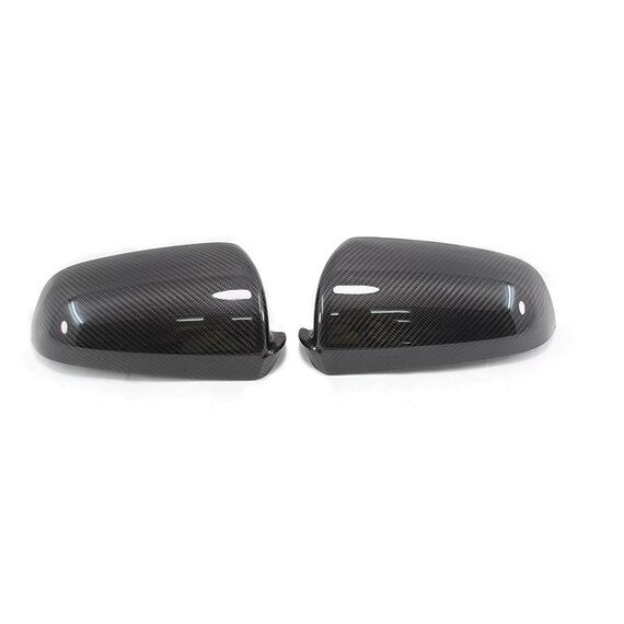 Cubiertas de espejos de fibra de carbono Audi A4 (06-08)