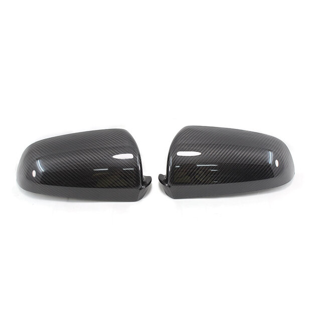 Cubiertas de espejos de fibra de carbono Audi A4 (06-08)