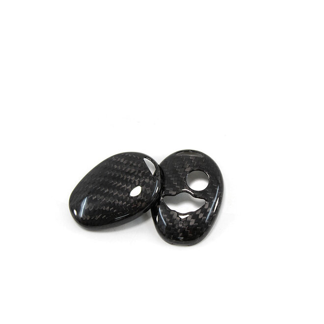 Moldura da tampa da chave em fibra de carbono BMW Mini Cooper
