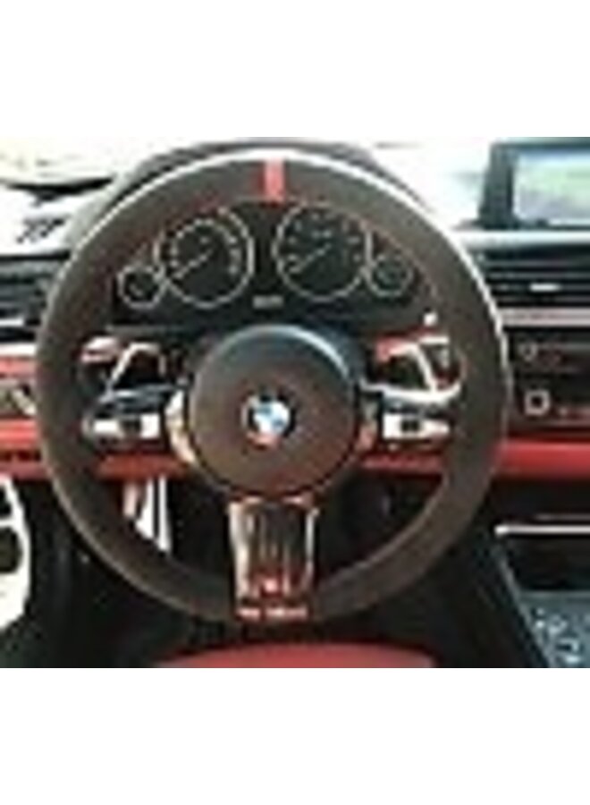 BMW F10, F22, F30, F32, F06, F13 M3/M4/M5/M6/M-Sport Modèles Housse de guidon en fibre de carbone