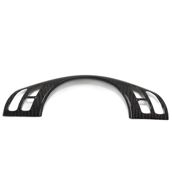 BMW E39 / E46 / E53 X5 Tapa de control de botones de fibra de carbono