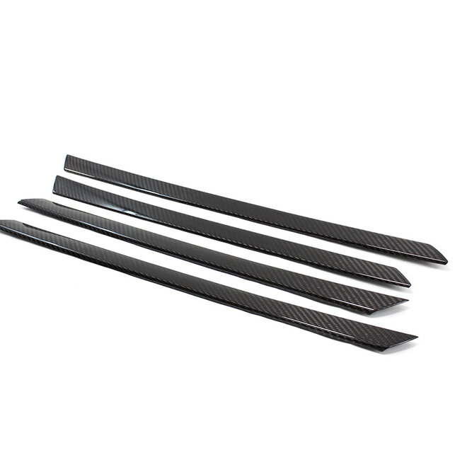 BMW E71 X6 Carbon Fiber Silver part door trim cover