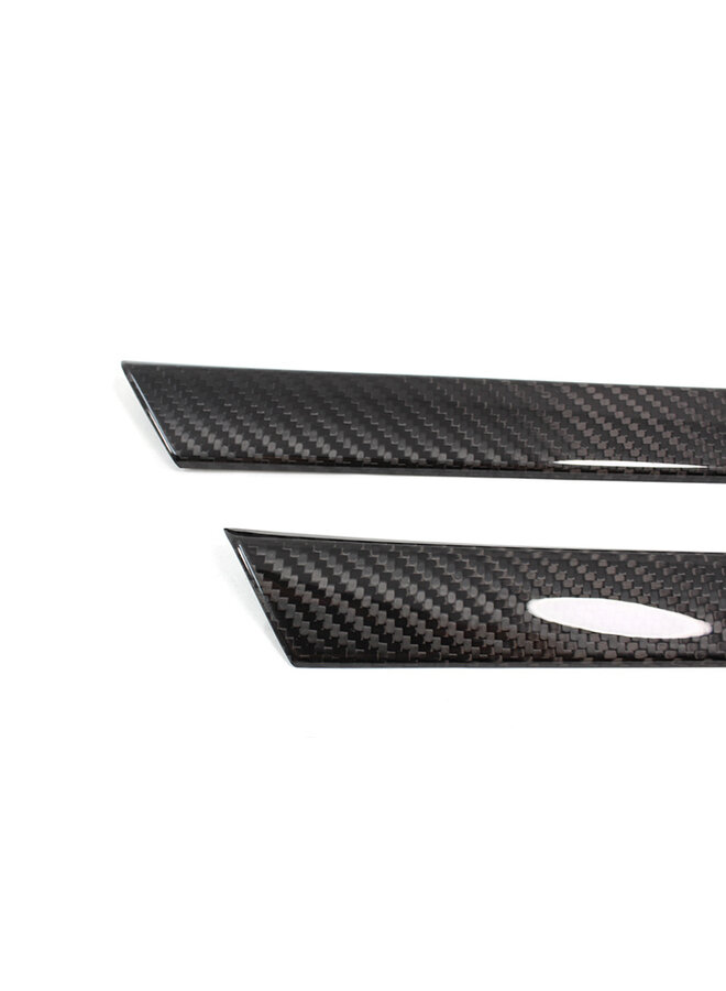 BMW E71 X6 Carbon Fiber Silver deel deur trim cover