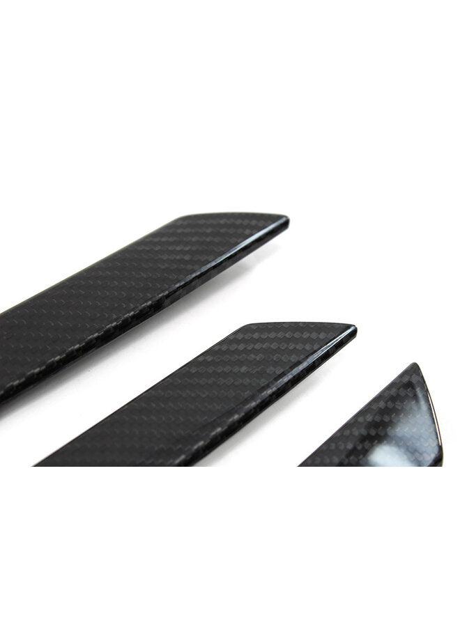 BMW E71 X6 Carbon Fiber Silver deel deur trim cover