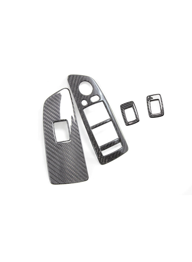 BMW E87 Carbon Fiber Window Control Cover