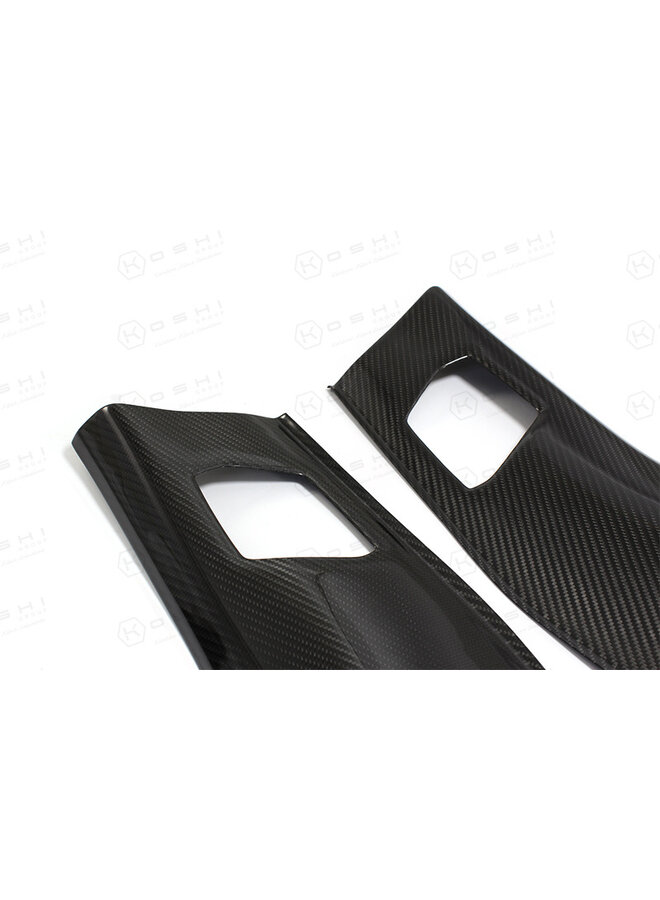 Lamborghini Huracan Spyder LP610-4 Panel embellecedor superior de fibra de carbono para columna B