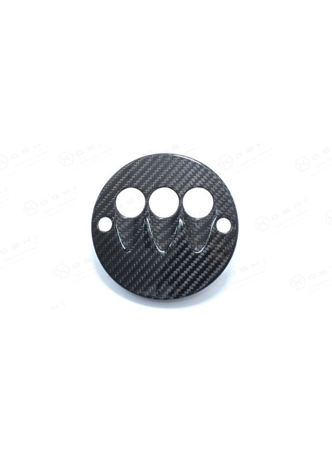 Lamborghini Gallardo Consola central de fibra de carbono Botón E-Gear Marco de dirección