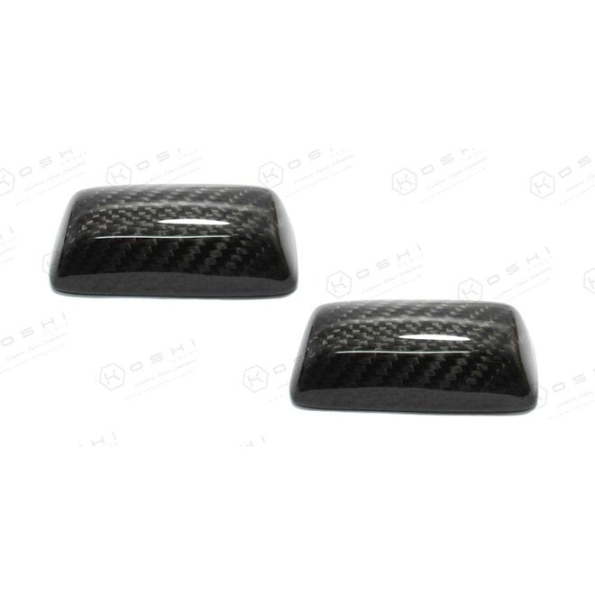 Fundas de palanca de asiento de fibra de carbono Fiat Abarth 500/595