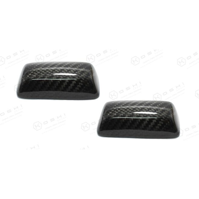 Housses de levier de siège en fibre de carbone Fiat Abarth 500/595
