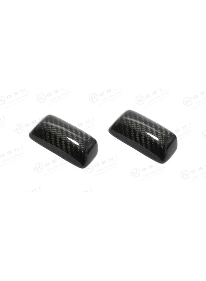 Fundas de palanca de asiento de fibra de carbono Fiat Abarth 500/595