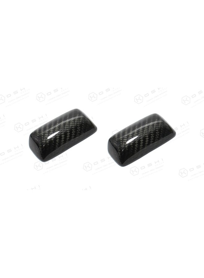 Capas de alavanca de assento de fibra de carbono Fiat Abarth 500/595