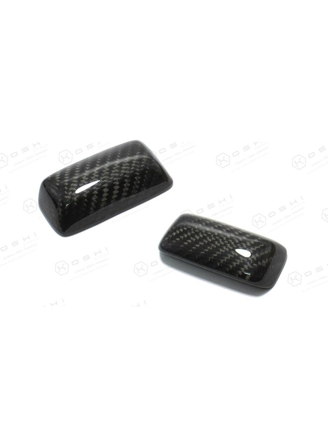 Fundas de palanca de asiento de fibra de carbono Fiat Abarth 500/595