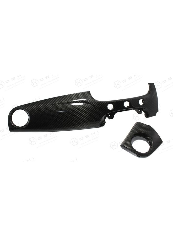 Cruscotto Fiat Abarth 595 in fibra di carbonio versione UK