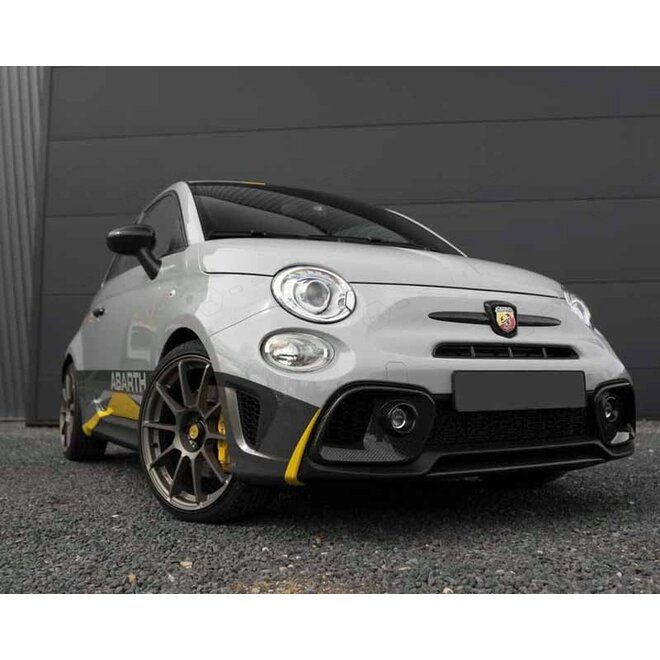 Fiat Abarth 595 2016->Cubierta faros antiniebla en fibra de carbono