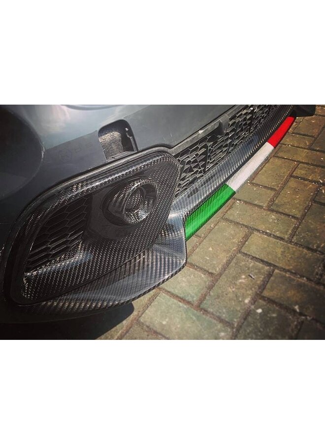 Fiat Abarth 595 2016->Carbon Fiber Fog Light Cover