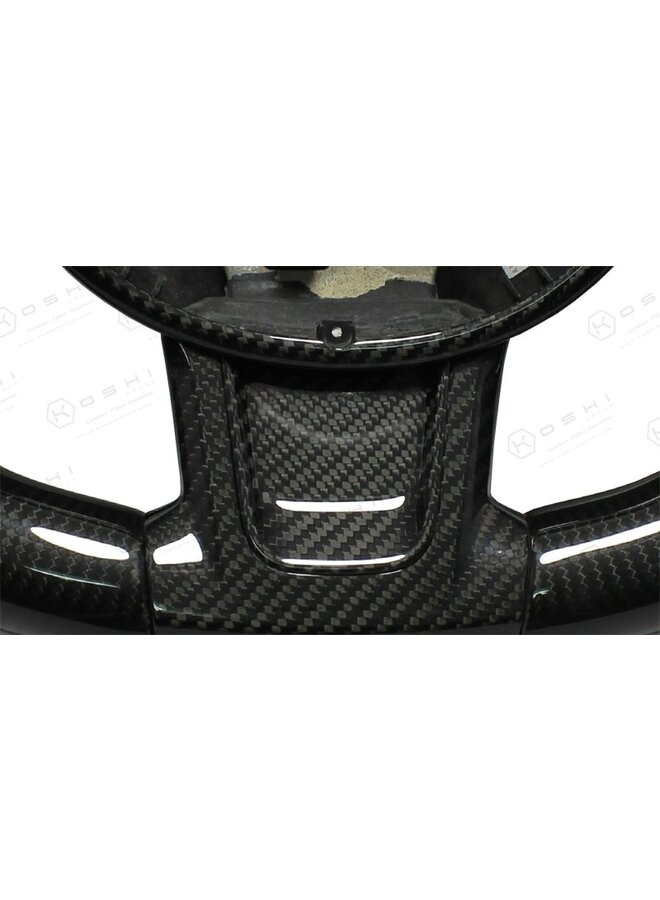 Fiat Abarth 595 Carbon Fiber Stuur cover onderste deel