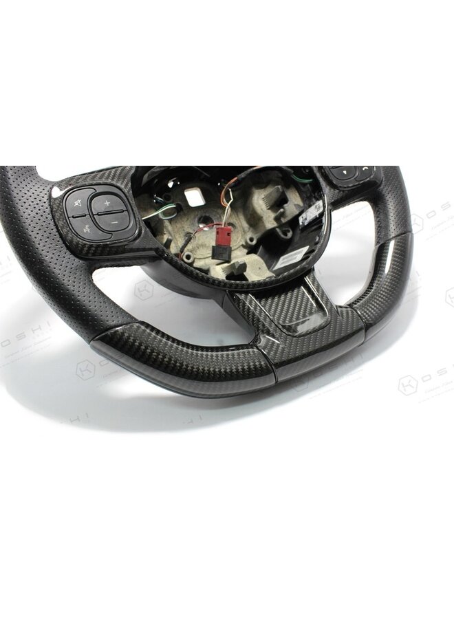 Fiat Abarth 595 Carbon Fiber Steering wheel cover lower part