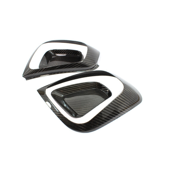 Fiat Abarth 595 2016->Carbon Fiber Tail Light Frame cover