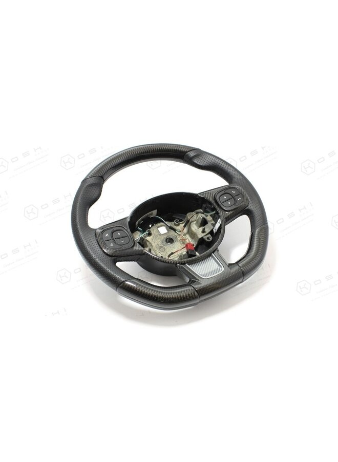 Fiat Abarth 595 Carbon Fiber Steering Wheel Upper Part cover