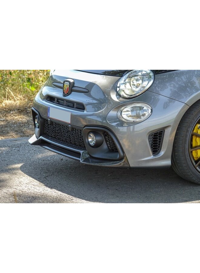 Fiat Abarth 595 2016->Kohlefaser-Frontsplitterlippe