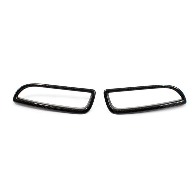 Cubierta embellecedora de reflectores de luces traseras de fibra de carbono Fiat Abarth 595