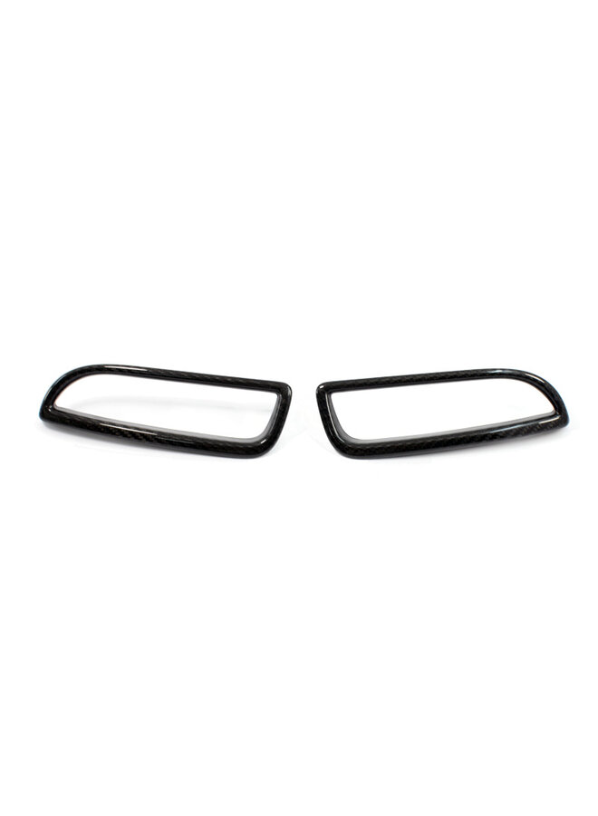 Fiat Abarth 595 Carbon Fiber Rear Light Reflectors Trim cover