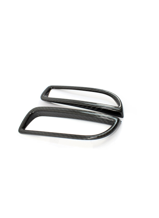 Fiat Abarth 595 Carbon Fiber Rear Light Reflectors Trim cover