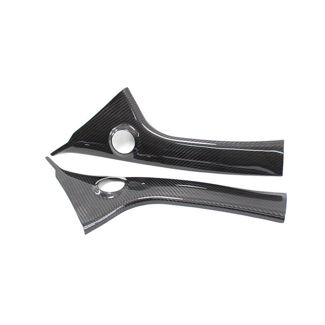 Copertura rivestimento colonna interna Fiat Abarth 500/595 in fibra di carbonio