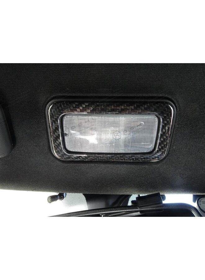 Quadro de iluminação interior em fibra de carbono Fiat Abarth 500/595