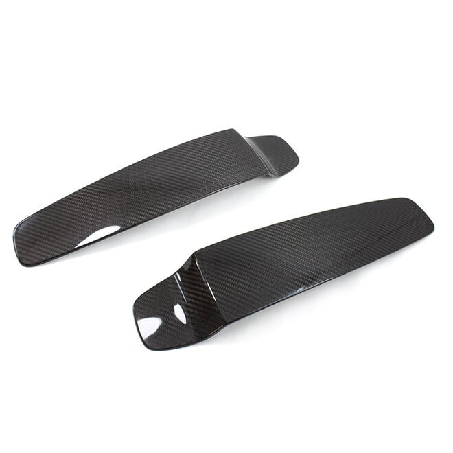 Fiat Abarth 500/595 Carbon Fiber Stoel Achterkant Trim cover