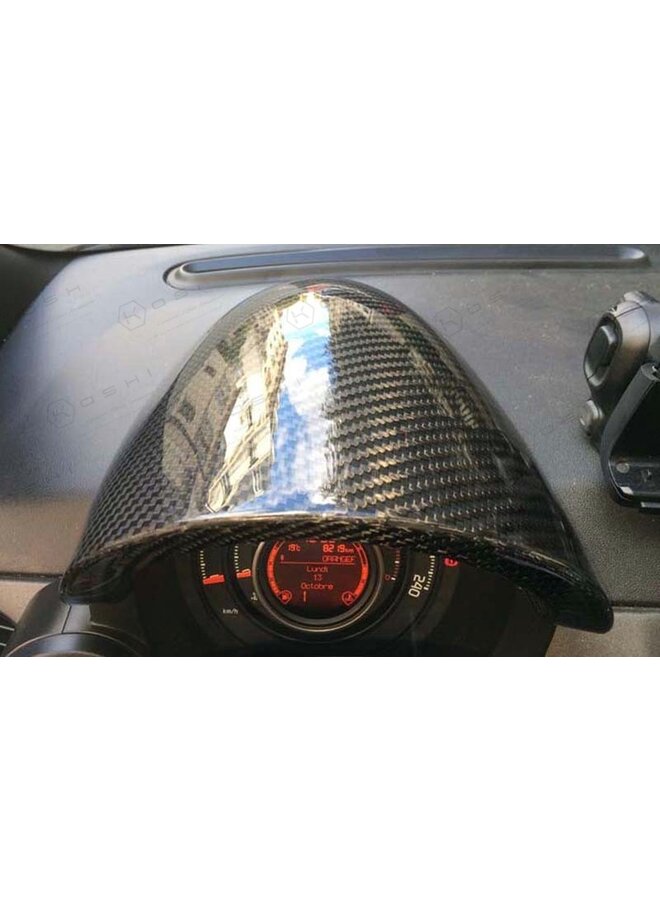 Fiat Abarth 500/595 Carbon Fiber Instrument Display cover LHD