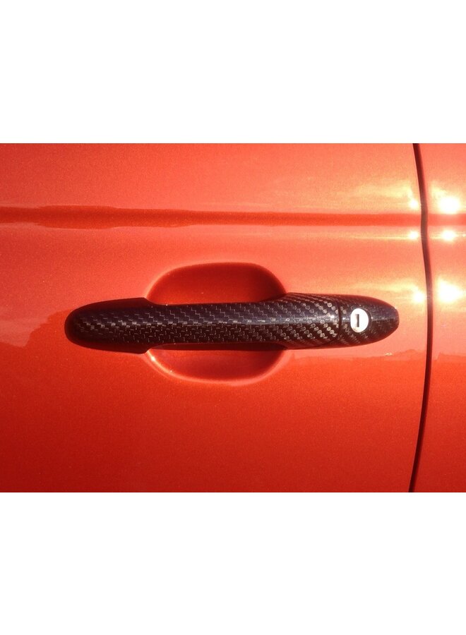 Fiat Abarth 595 Poignées de porte extérieures en fibre de carbone