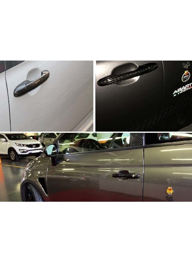 Fiat Abarth 595 Carbon Fiber Door Handles Exterior