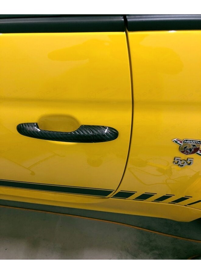 Fiat Abarth 595 Carbon Fiber Door Handles Exterior