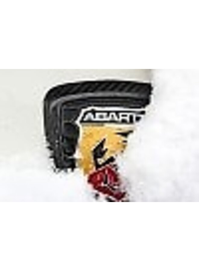 Cadre d'emblème de logo arrière en fibre de carbone Fiat Abarth 500/595