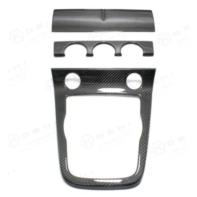 Jaguar F type carbon midden console inleg