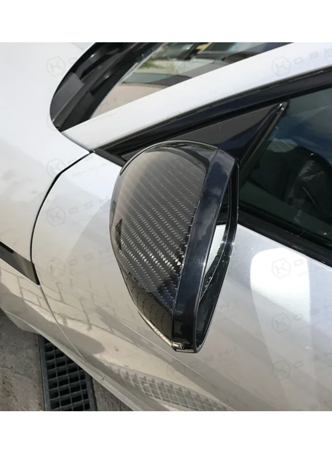 Calotte specchietti in carbonio Jaguar F Type
