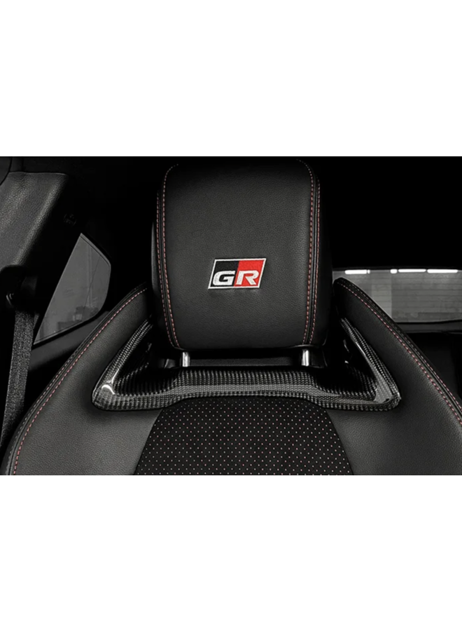 Toyota Yaris GR Carbon headrest inlay