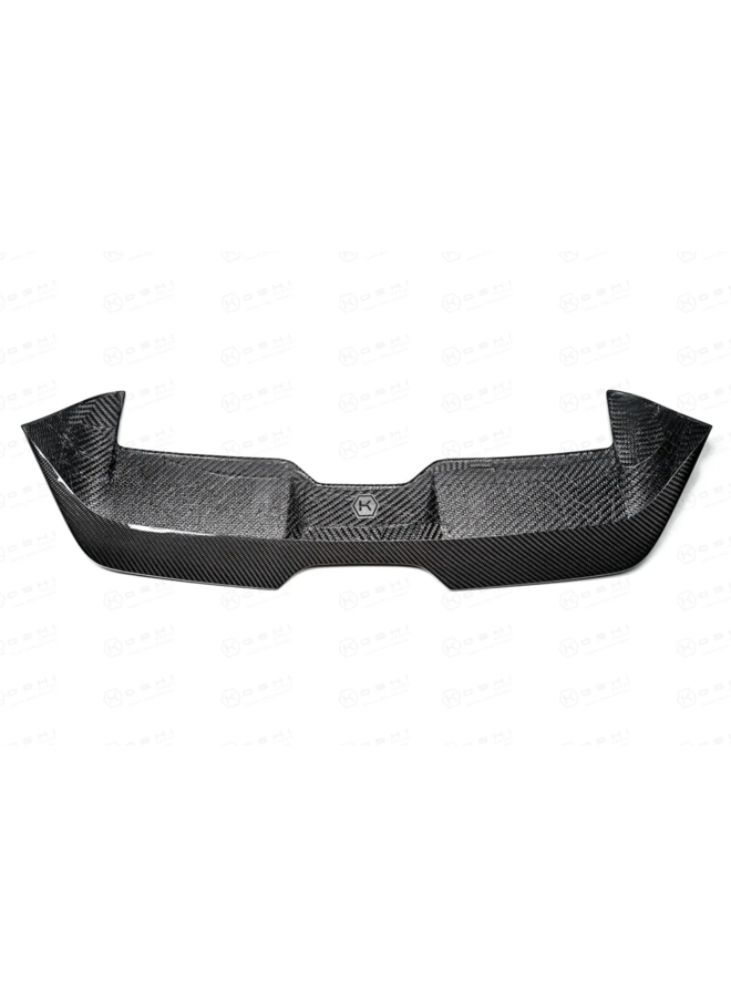 Lábio do spoiler do porta-malas em carbono Toyota Yaris GR