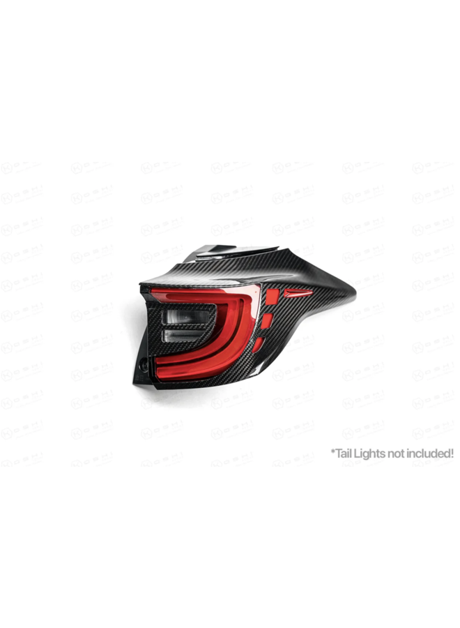 Toyota Yaris GR Carbon tail lamp cover hoods