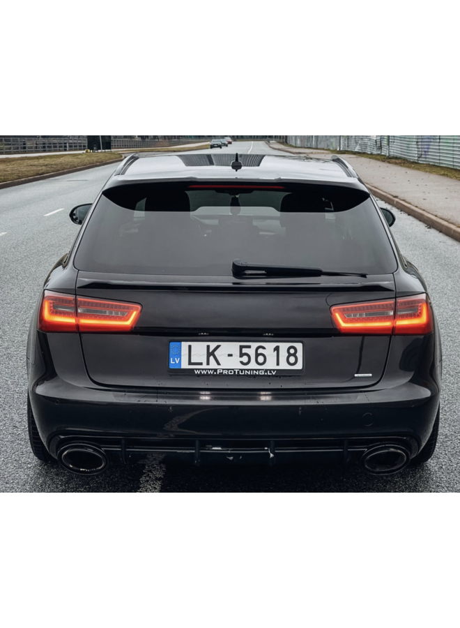 Audi RS6 C7 Carbon Kofferraum-Mittelspoilerlippe