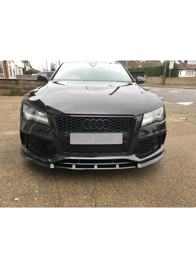 Carbon front lip splitter Audi RS7 C7