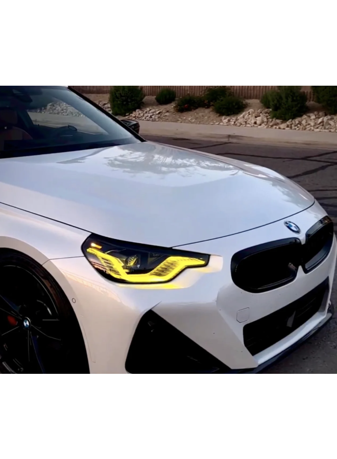 Módulo de olhos de anjo estilo BMW G42 2 Série G87 M2 Amarelo DRL CSL