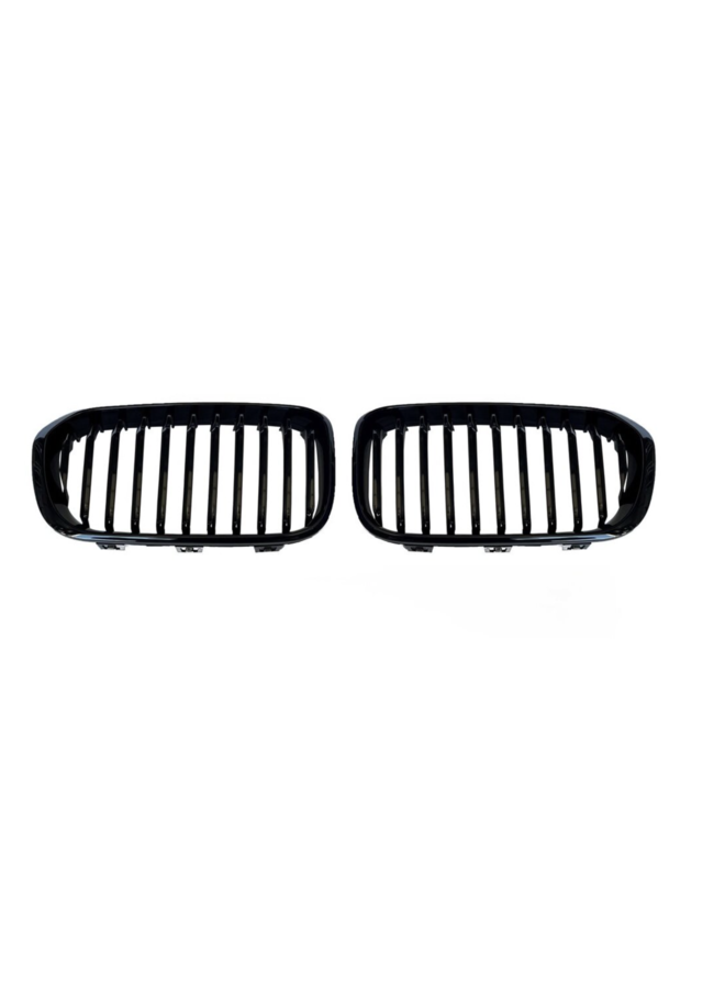 BMW 1 Serie F20 F21 LCI Facelift hoogglans zwarte grill nieren