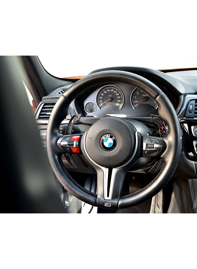 BMW F80 F82 F83 F87 M2 M3 M4 Palette cambio magnetiche in carbonio